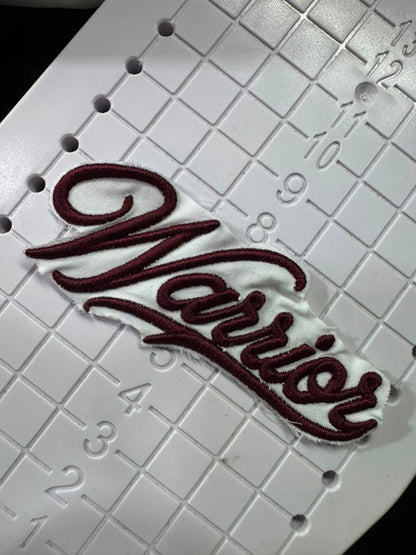 custom iron-on embroidery patches (2-inches)