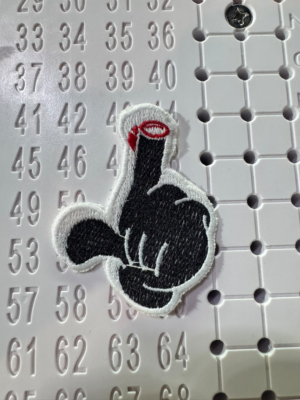 custom iron-on embroidery patches (2-inches)