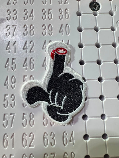 custom iron-on embroidery patches (2-inches)