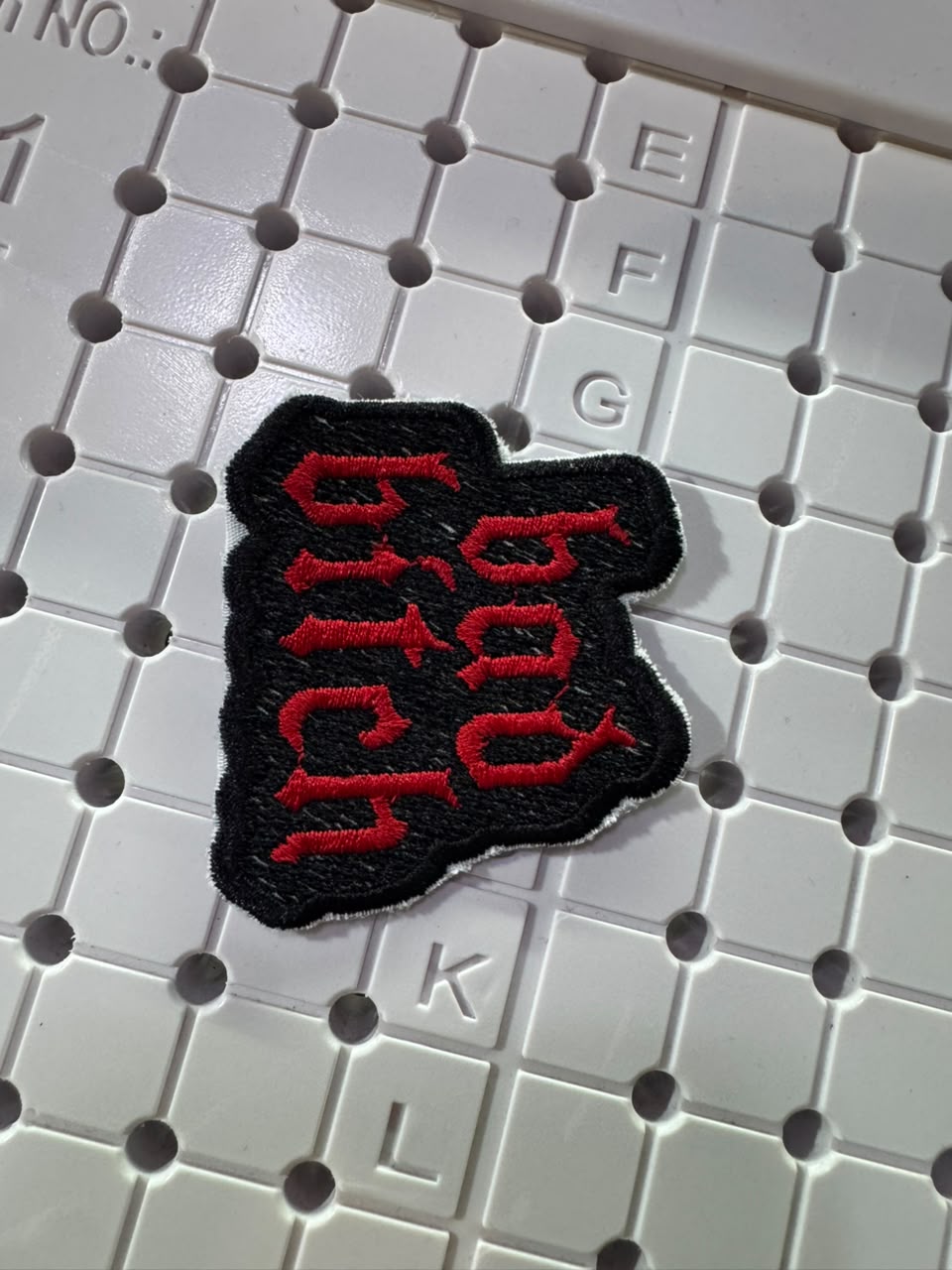 custom iron-on embroidery patches (2-inches)
