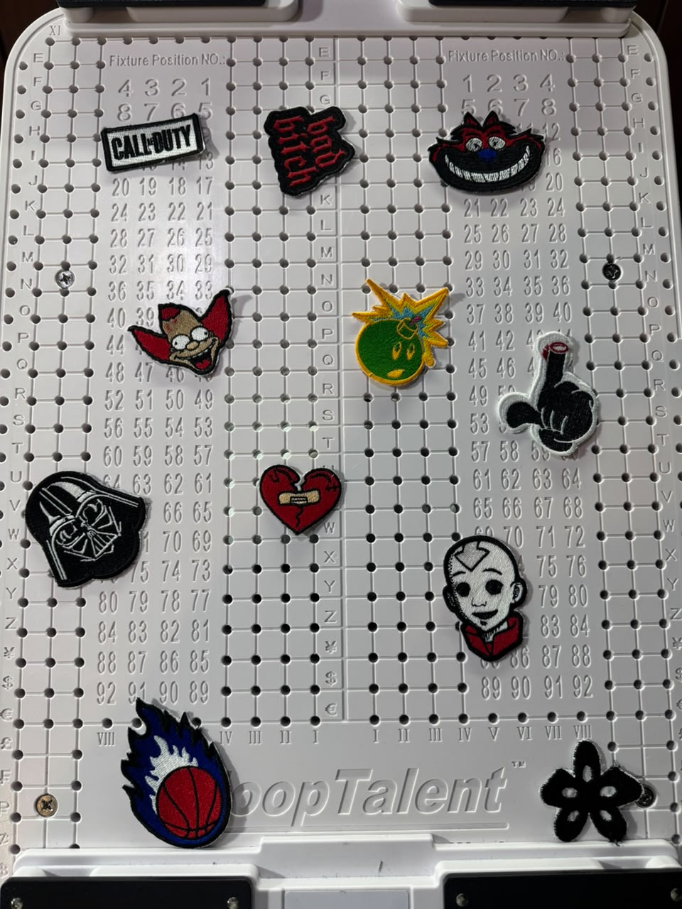 custom iron-on embroidery patches (2-inches)