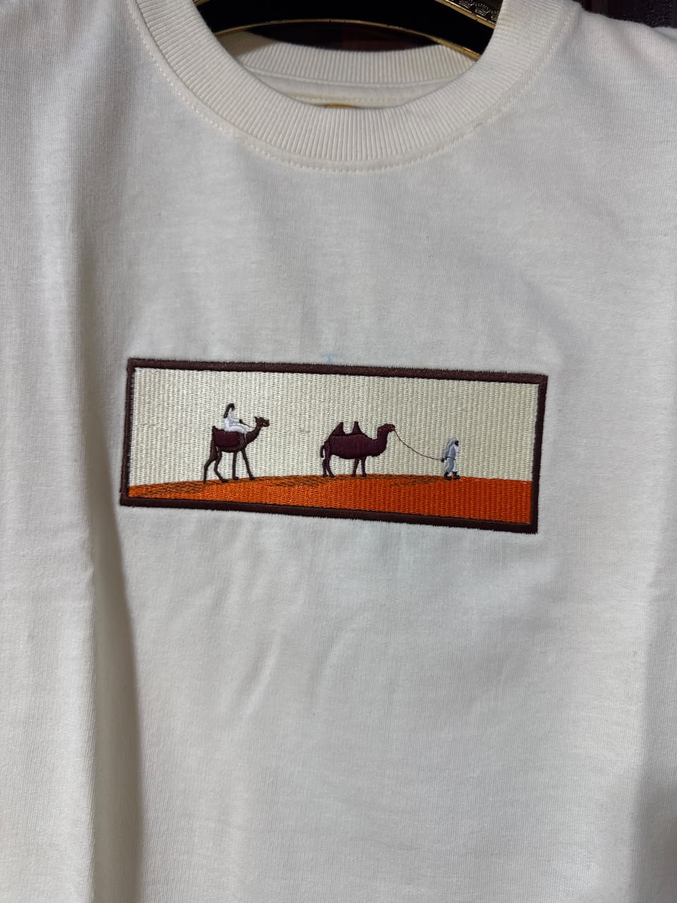 Custom Design Embroidery Oversized T-shirt ( Anime , portrait , pets , cars etc )