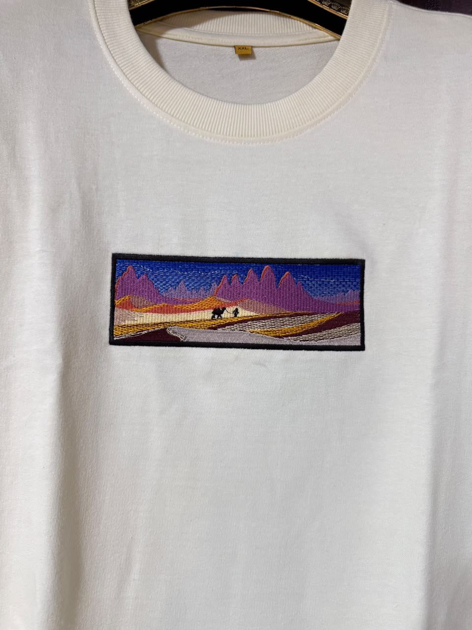 Custom Design Embroidery Oversized T-shirt ( Anime , portrait , pets , cars etc )