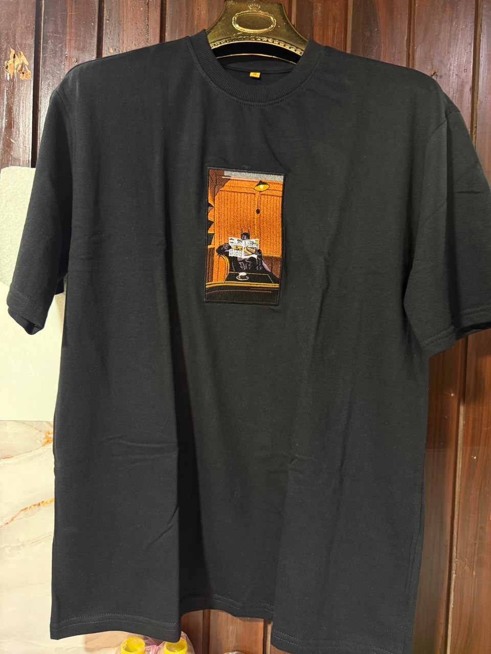 Custom Design Embroidery Oversized T-shirt ( Anime , portrait , pets , cars etc )