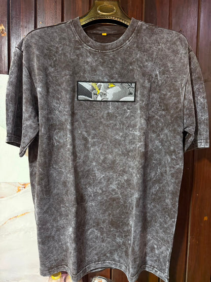 Custom Design Embroidery Oversized T-shirt ( Anime , portrait , pets , cars etc )