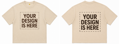 Custom Design Embroidery Oversized T-shirt ( Anime , portrait , pets , cars etc )