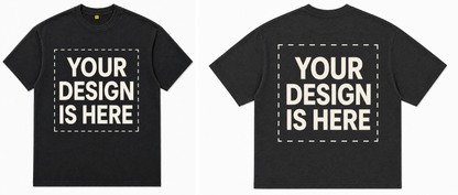 Custom Design Embroidery Oversized T-shirt ( Anime , portrait , pets , cars etc )