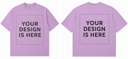 Custom Design Embroidery Oversized T-shirt ( Anime , portrait , pets , cars etc )