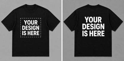 Custom Design Embroidery Oversized T-shirt ( Anime , portrait , pets , cars etc )